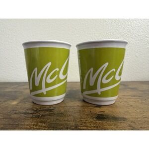 Mc Cafe Ceramic Cup Mug Tea Green McDonald's Restaurant Germany McCafe 2008